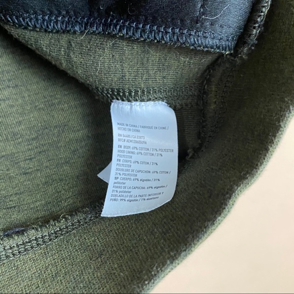 American Eagle Activeflex Olive Green Hoodie Sweatshirt - Picture 6 of 6